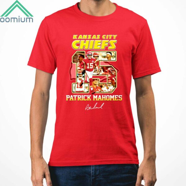 KC Chiefs 15 Patrick Mahomes Palul Shirt