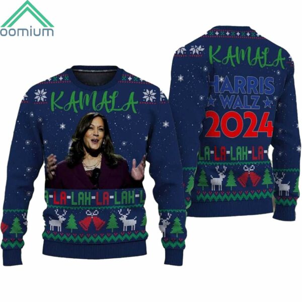 Kamala Harris Walz 2024 Ugly Sweater