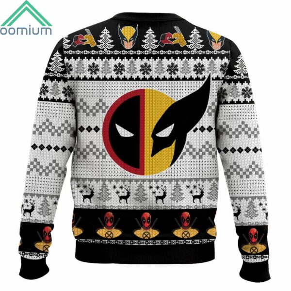 Lets Go Deadpool Wolverine Ugly Sweater