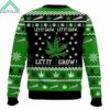 Lets it Grow 420 Christmas Ugly Sweater