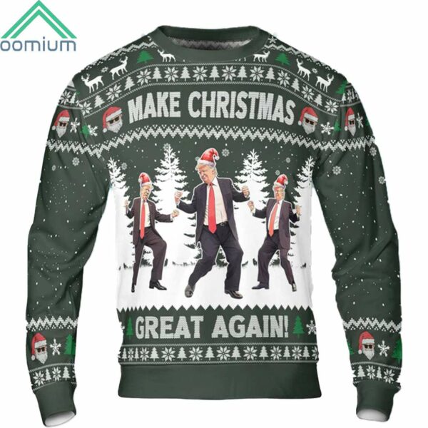 Make Christmas Great Again Trump 2024 Ugly Sweater