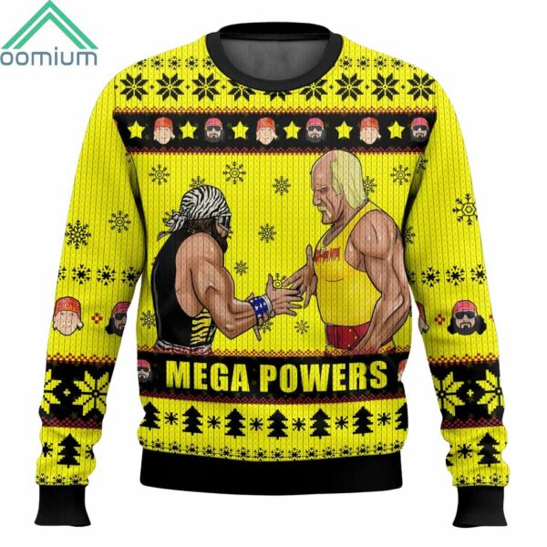 Mega Powers Macho Man and Hulk Hogan Ugly Sweater