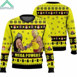 Mega Powers Macho Man and Hulk Hogan Ugly Sweater