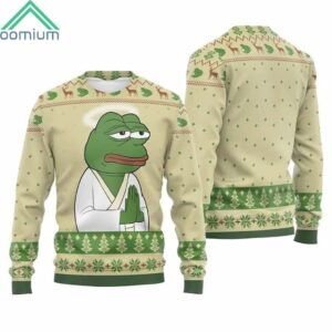 Meme Pepe The Frog Christmas Ugly Christmas Sweater