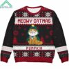 Meowy Catmas Personalized Ugly Christmas Sweater