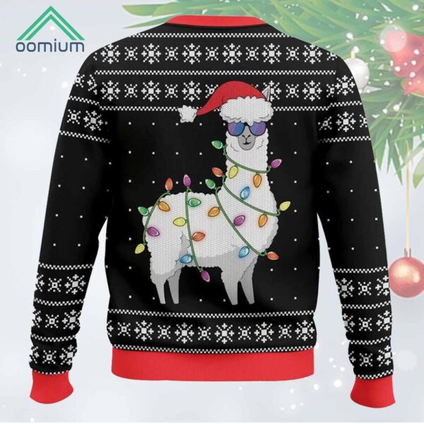 Merry Alpaca Funny Christmas Ugly Sweater 2