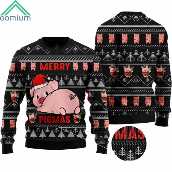 Merry Pigmas Ugly Christmas Sweater