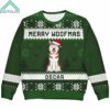 Merry Woofmas Custom Name Ugly Sweater