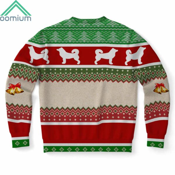 Merry Woofmas Husky Ugly Christmas Sweater