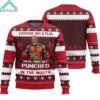 Mike Tyson Everyone Has A Plan Until They Get Punched In The Mouth Ugly Christmas Sweater 2