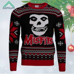 Misfits Skull Logo Ugly Christmas Sweater