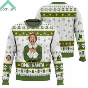 OMG Santa Ugly Christmas Sweater