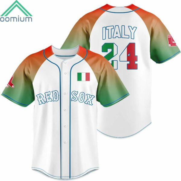 Red Sox Special Italian Celebration Night Jersey