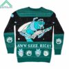 Rick And Morty Aww Geez Rick Ugly Christmas Sweater