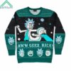 Rick And Morty Aww Geez Rick Ugly Christmas Sweater