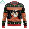 Santa Claus 420 Im Ready To Jingle All The Way To Cloud Nine Christmas Ugly Sweater