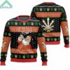 Santa Claus 420 Im Ready To Jingle All The Way To Cloud Nine Christmas Ugly Sweater 2