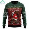 Santa Cycling O What Fun It Is To Ride Ugly Christmas Sweater