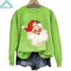 Santa Print Sweatshirt