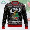 Save The Planet Plant A Christmas Tree WALL E Ugly Sweater 1