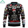 Skull Inside When Youre Dead Inside But Its Christmas Christmas Ugly Sweater