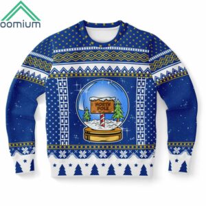 Snow Globe North Pole Ugly Christmas Sweater