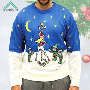 Stripper Pole Ugly Christmas Sweater