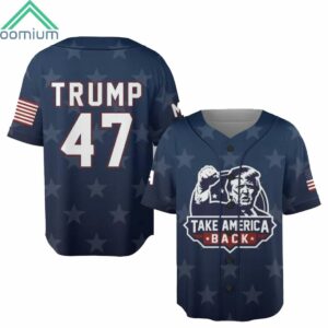 Take America Back Trump 47 Baseball Jersey