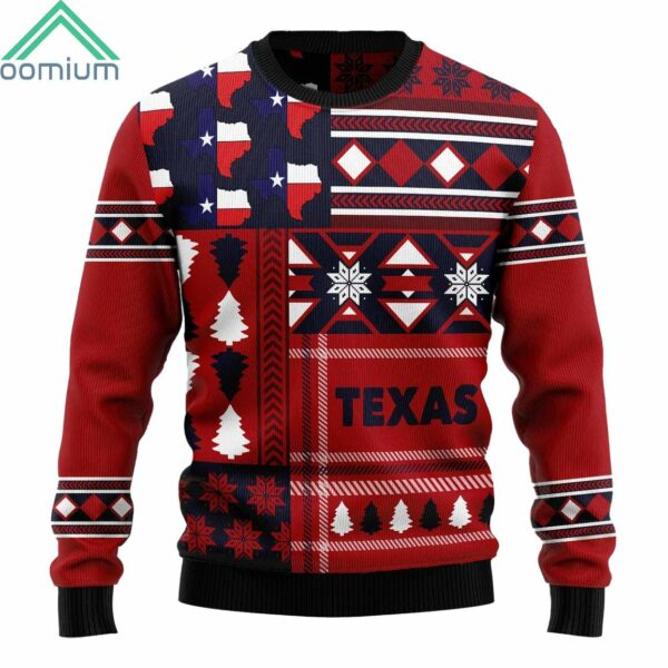 Texas Red Ugly Christmas Sweater