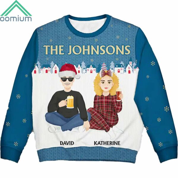 The Johnsons Personalized Ugly Christmas Sweater