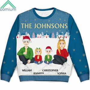 The Johnsons Personalized Ugly Sweater