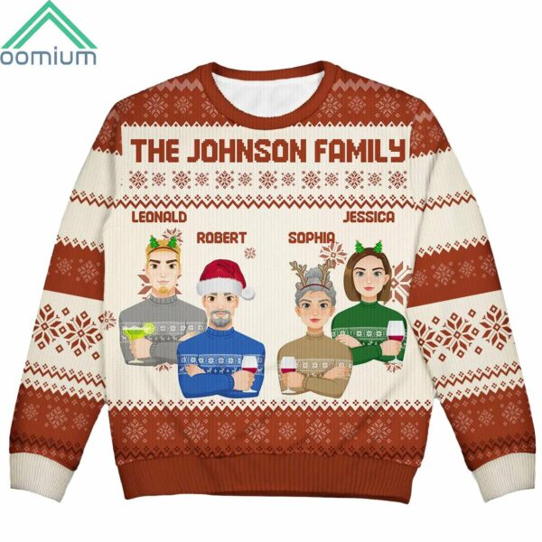 The Name Family Personalized Ugly Sweater