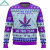 The Tree Ain't The Only Thing Getting Lit This Year Christmas Ugly Sweater