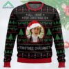 Timothee All I want for Christmas is Chalamet Ugly Christmas Sweater 1