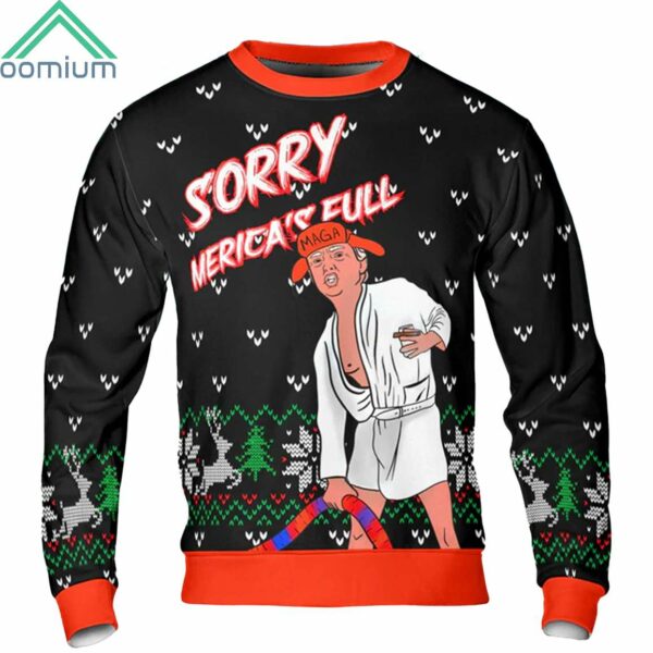 Trump Sorry Mericas Full Ugly Sweater