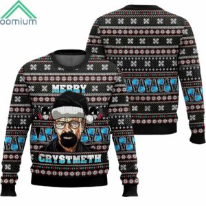 Walter White Merry Crystmeth Ugly Christmas Sweater