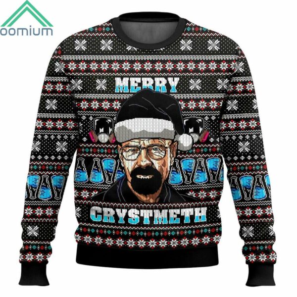 Walter White Merry Crystmeth Ugly Christmas Sweater