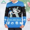 Wubba Lubba Dub Dub Rick and Morty Ugly Christmas Sweater