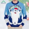 Yeti To Party Light Up Led Ugly Christmas Sweater