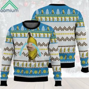 Banana Cat Crying Ugly Christmas Sweater