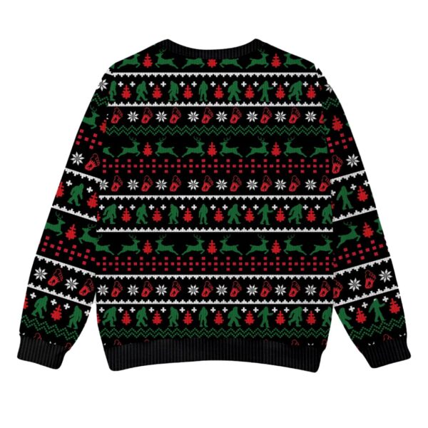 Bigfoot I Believe Christmas Ugly Sweater 1