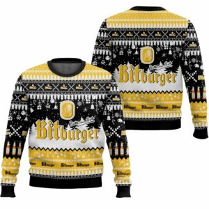 Bitburger German Beer Ugly Sweater