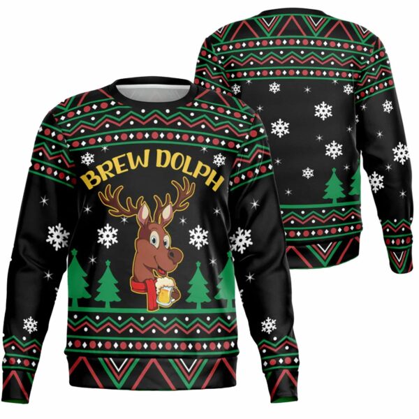 Brewdolph Ugly Christmas Sweater