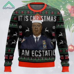 Brooklyn 99 Captain Holt It Is Christmas Ugly Sweater