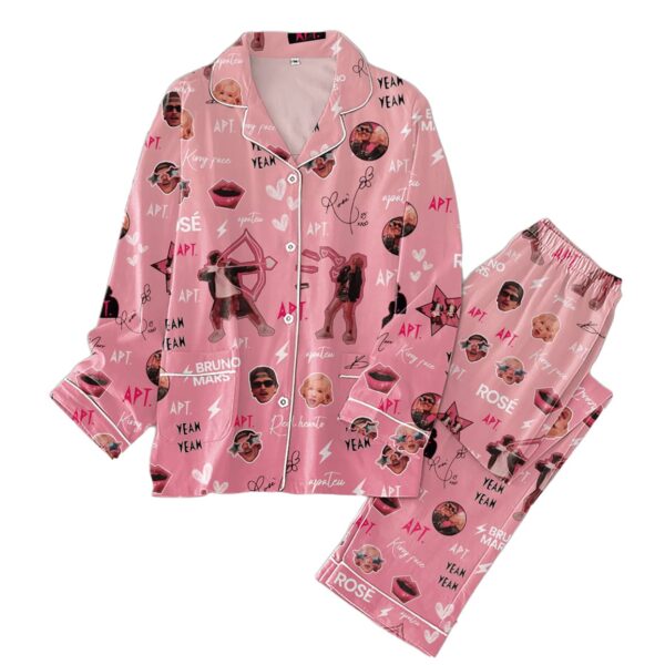 Bruno Mars Rose Apt Pajama Set 1