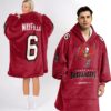 Buccaneers Football Unisex Blanket Hoodie 1