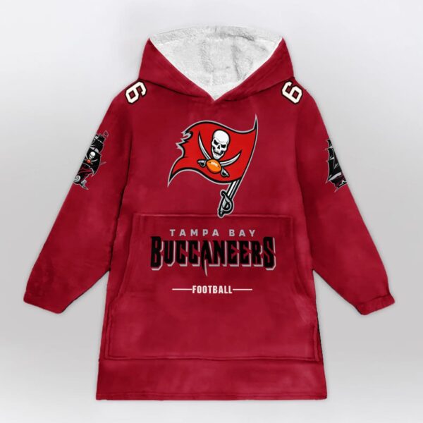 Buccaneers Football Unisex Blanket Hoodie