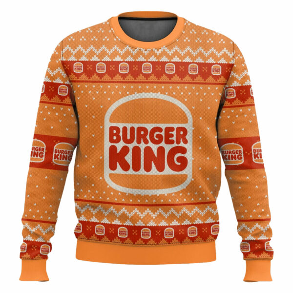 Burger King Christmas Ugly Sweater