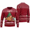 Capybara Ugly Christmas Sweater