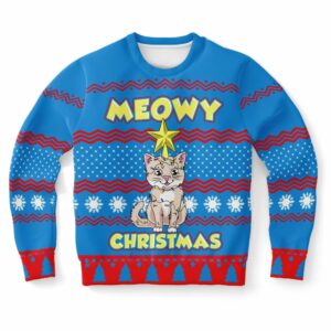 Cat Meowy Christmas Ugly Christmas Sweater